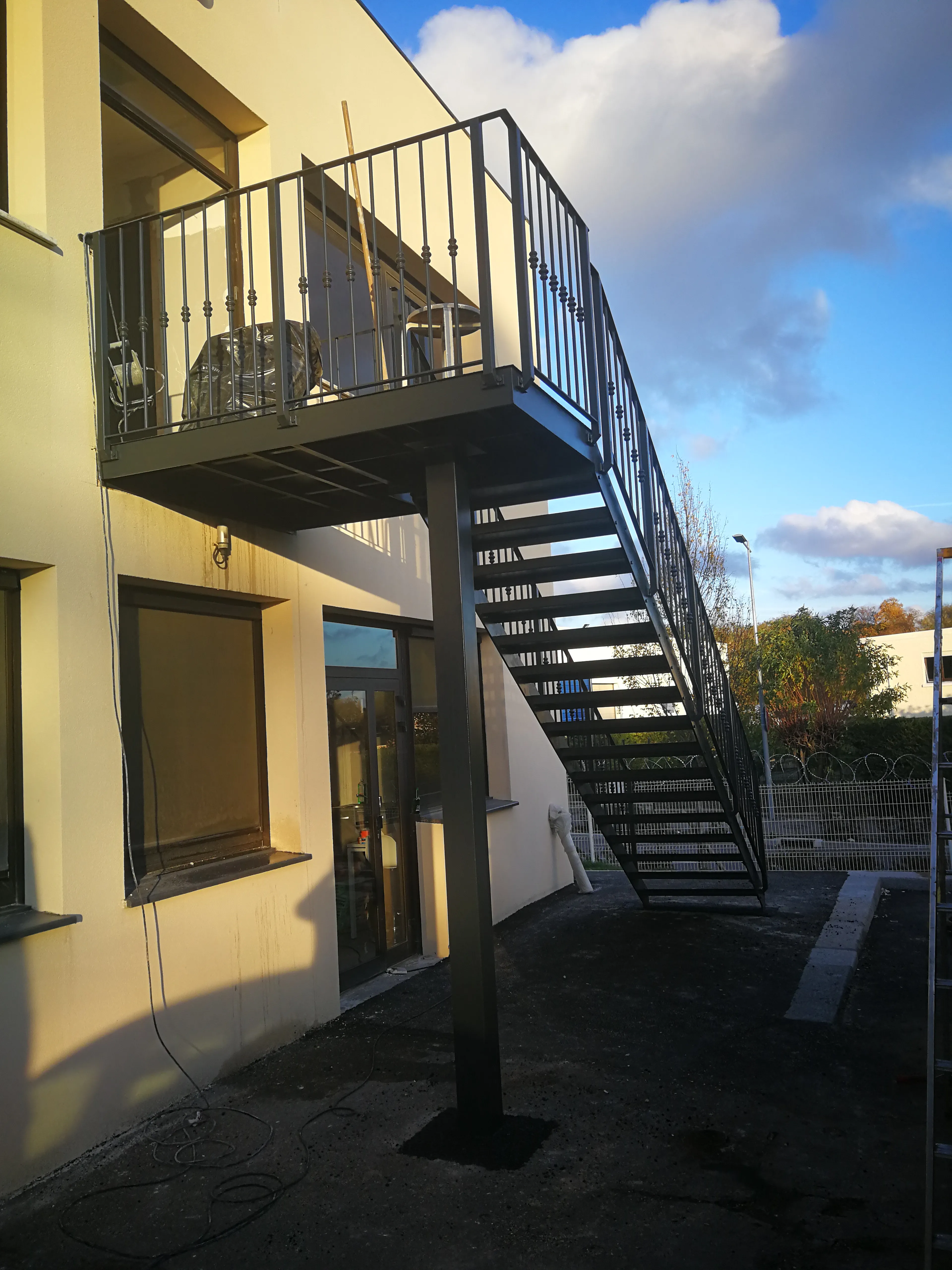 Escalier industriel sur mesure — réalisation SEVEN STAR